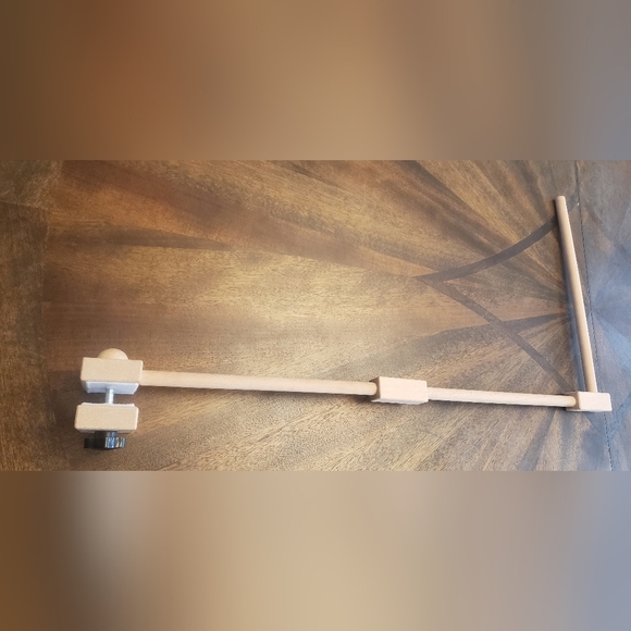 Mobile Stand Natural Wood - Picture 2 of 4